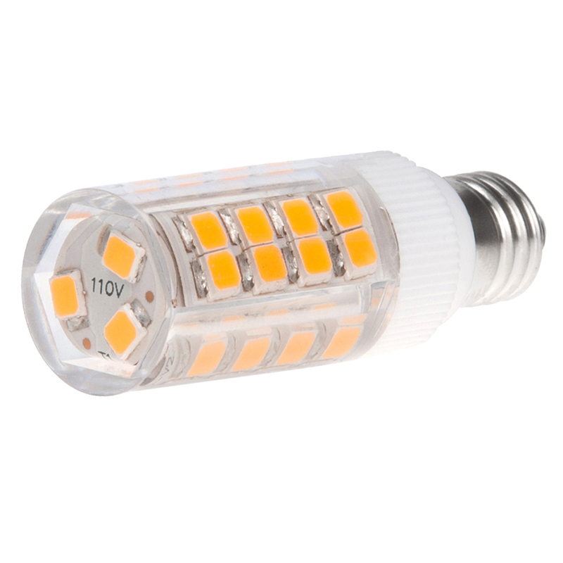 AC100-130V, T3 E12 Candelabra Base LED Bulb, 3.5 Watts, 35W Equivalent, 5-Pack